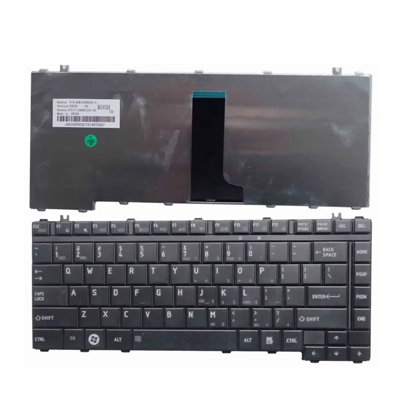 Klawiatury Yaluzu US Nowa klawiatura laptopa dla satelitarki Toshiba L300 L332 L201 M320 M327 M322 A300 A202 M362 L455D English Zastąp klawiatury