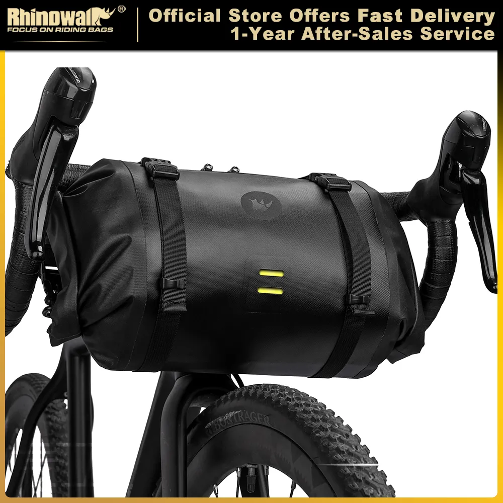 Rhinowalk Bike Manillar Bag Imploud Big Capacidad 4L-12L Marco del tubo delantero Bag Trunk Pannier Accesorios para bicicletas