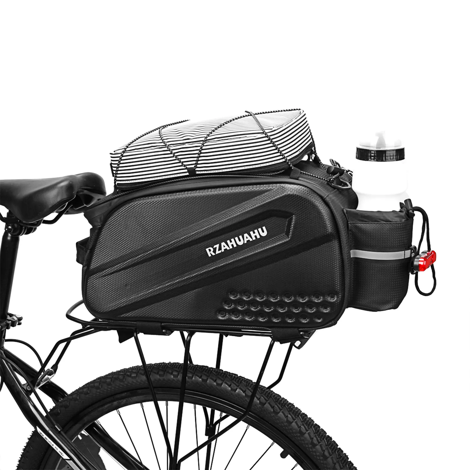 Sacoche De Vélo Arrière Camouflage étanche - Poches Multiples, Bande Réfléchissante, Pour Rangement Sécurisé