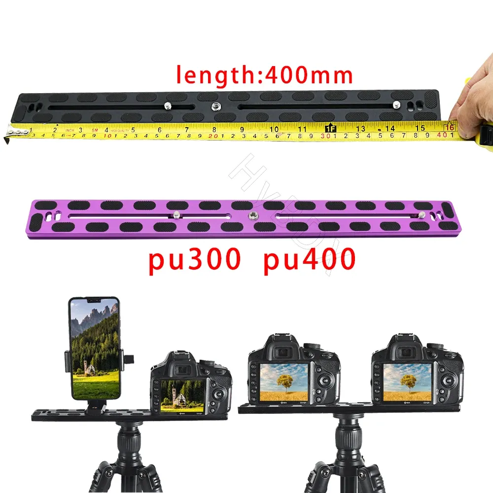 Tripodlar Hızlı Bırakma Plakası Kamera Plakası Kafa Plakası Adaptörü 1/4 ScrewCamera PU400 SLR Kamera ARCA SWISS BALE KAFA TRIPOD