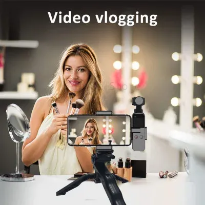 Zubehör Mobiltelefon Sicherer der Clip -Halterung Mount Desktop Stativ für DJI Osmo Pocket Phone Cliphalter Handheld Gimbal Camera Accessoires