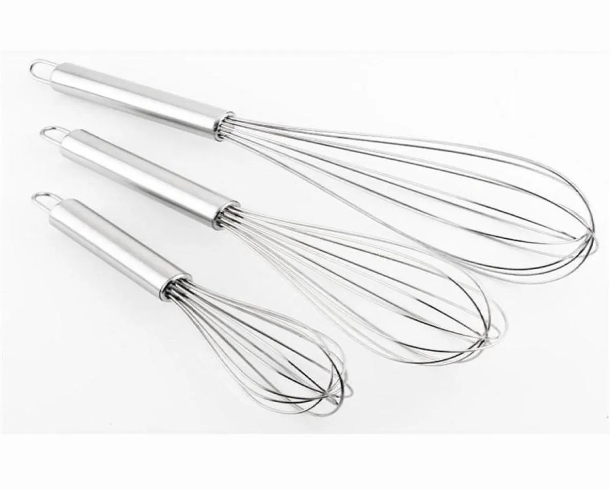 8Quot 10quot 12quot rostfritt stål äggbeater hand visp mixer ballongtråd visp för blandning vispning slår omrörning ki5308124