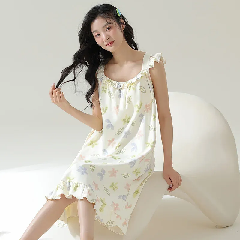 Cute Cotton Nightgown - Korean Style Sleeveless Sleep Dress, Thin Summer Nightwear with Bear Print, Women's Comfy Sleep Top Lingerie from Dhgate Women's Sleepwear - price 31.68 Cute Cotton Nightgown - Korean Style Sleeveless Sleep Dress, Thin Summer Nightwear with Bear Print, Women's Comfy Sleep Top Lingerie from Dhgate Women's Sleepwear - price 31.68