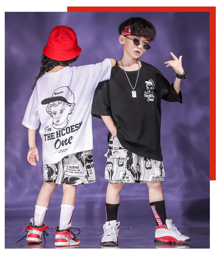 LOLANTA Kids Jazz Sequins Dance Costume Children Hip Hop