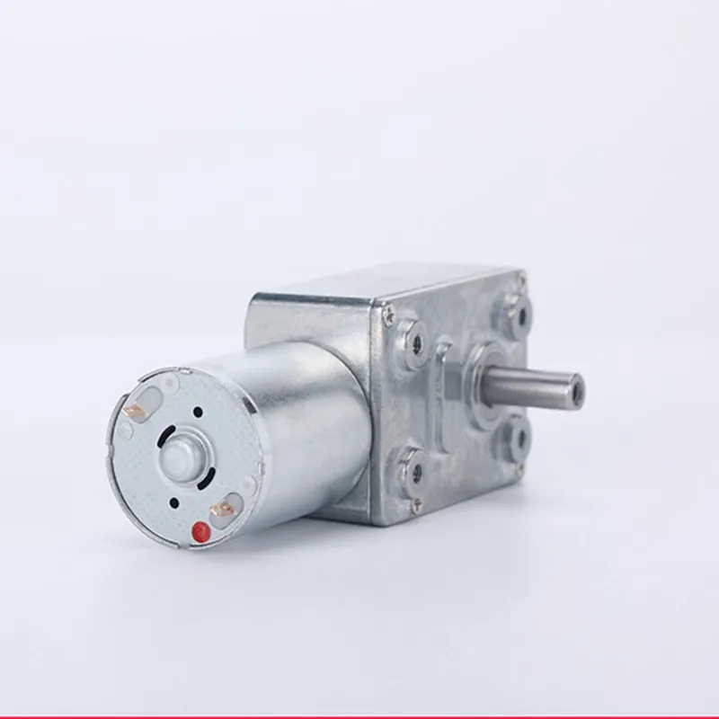 JGY370 reversibel maskväxelmotor med hög vridmoment reducerare 6V/12V24V dubbelxel miniatyr metallmotor 6 rpm till 150 rpm motor