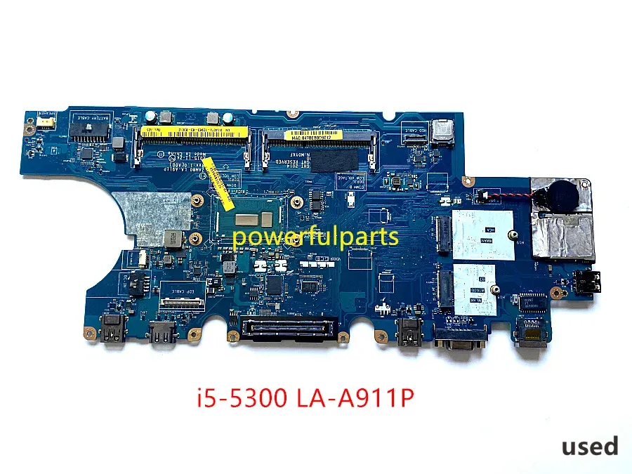 Moderkort som arbetar bra för Dell Latitude E5550 Laptop Motherboard CPU I55300 ZAM80 LAA911P CN0W4CTJ 0W4CTJ Mainboard Används testad OK