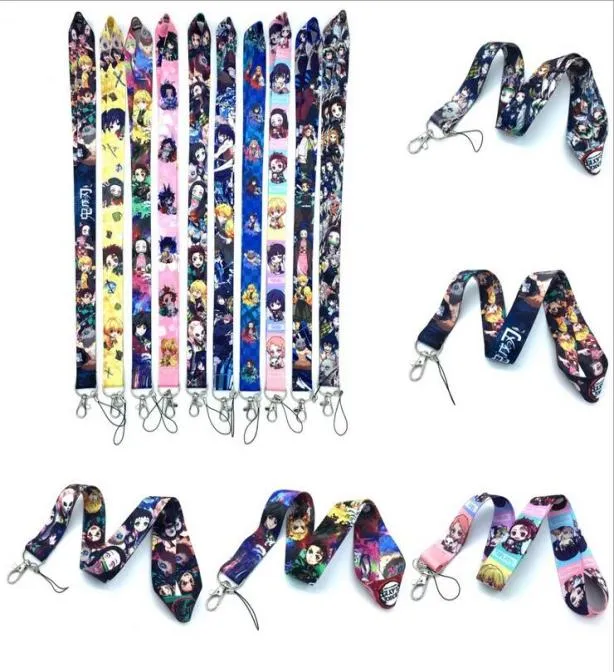 20pc Cancioli anime Calco fresco Calco Tasti del telefono ID Card Lanyard per chiavi Canca sospesa fai da te54441315