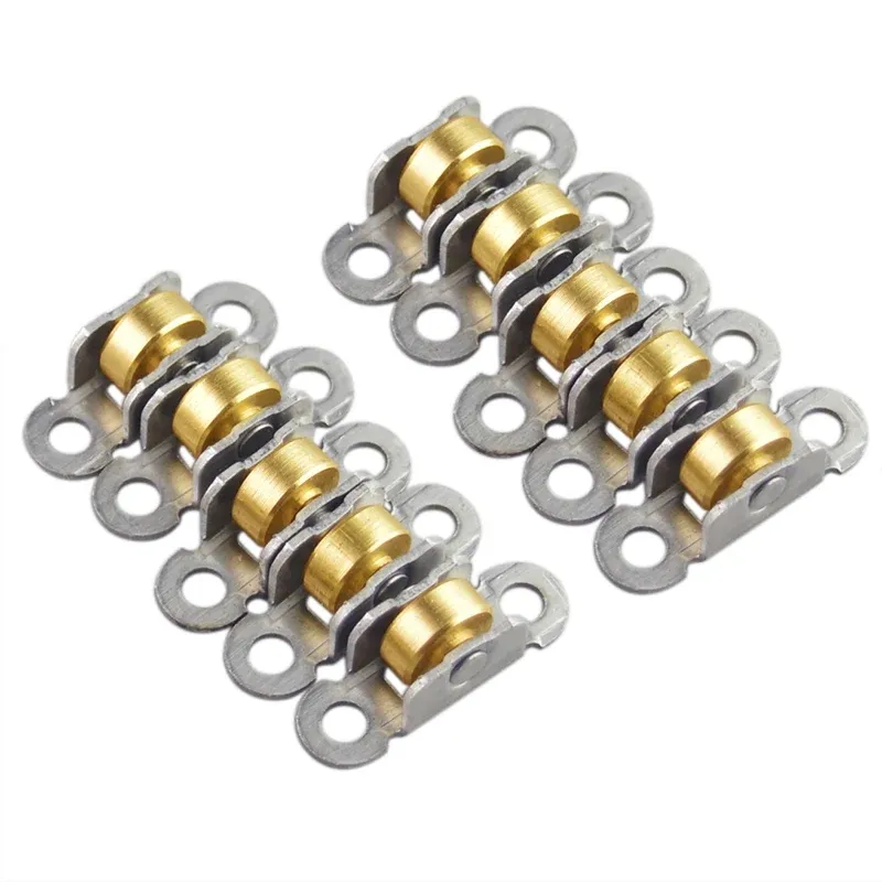 10pcs / lot Portes coulissantes et fenêtres Poulies Poulie de fenêtre Poulie rouleaux lourds Panning Counking Door Wheels