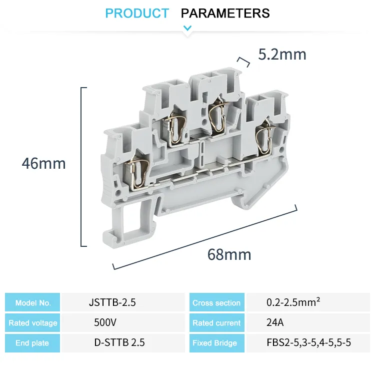 STTB2.5 2 Level Spring Cage Wire Connectors ... From Ddmydec, $112.53 ...