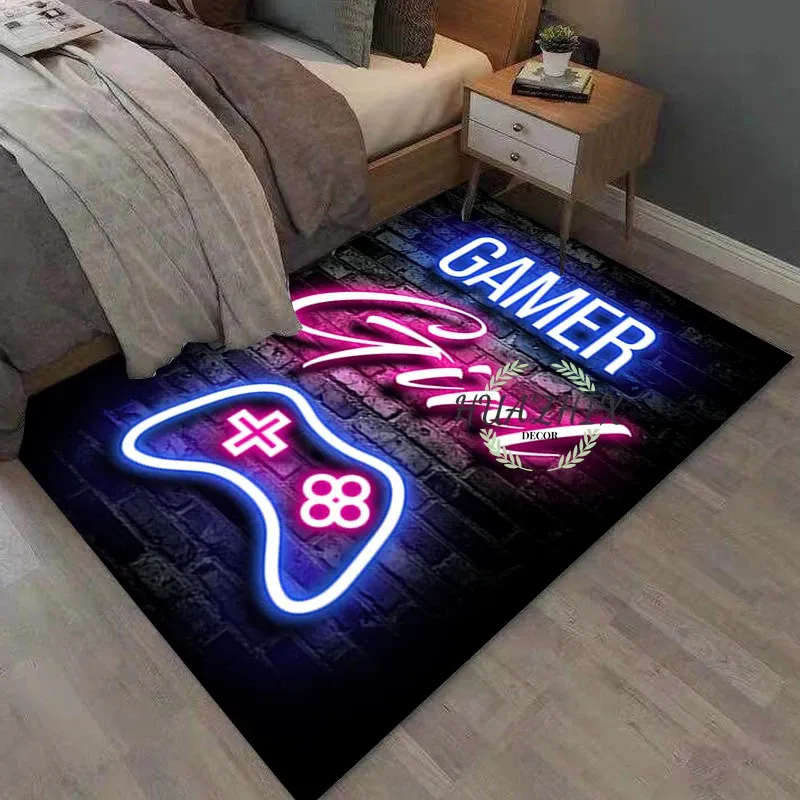 Nieuwe Noordse gaming gamer tapijt voor jongens slaapkamer decor tapijten voor woonkamer vloermatten salontafel tapijten gamer bad deurmat