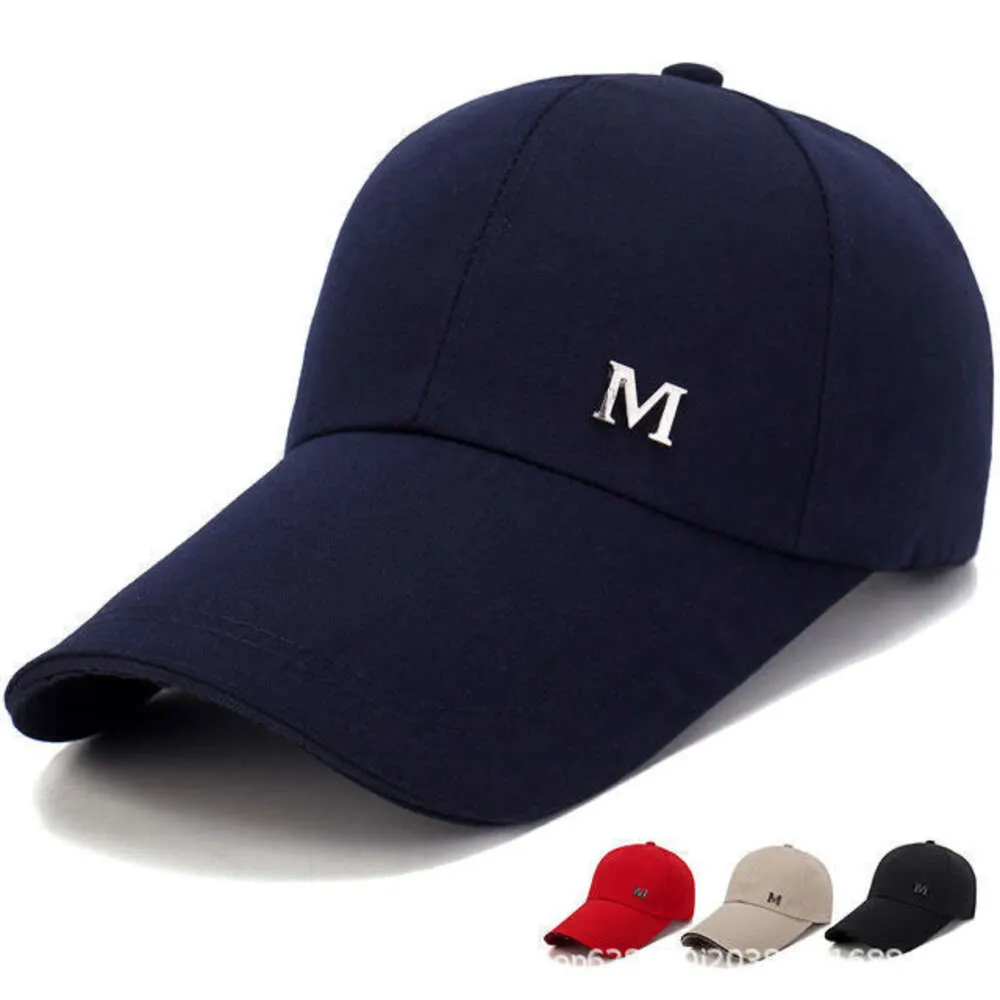 Cappello per uomini, autunno primaverile, tetto prolungato, protezione, ombreggiatura del sole, cappello di anatra casual all'aperto, cappellino da baseball alla moda e versatile