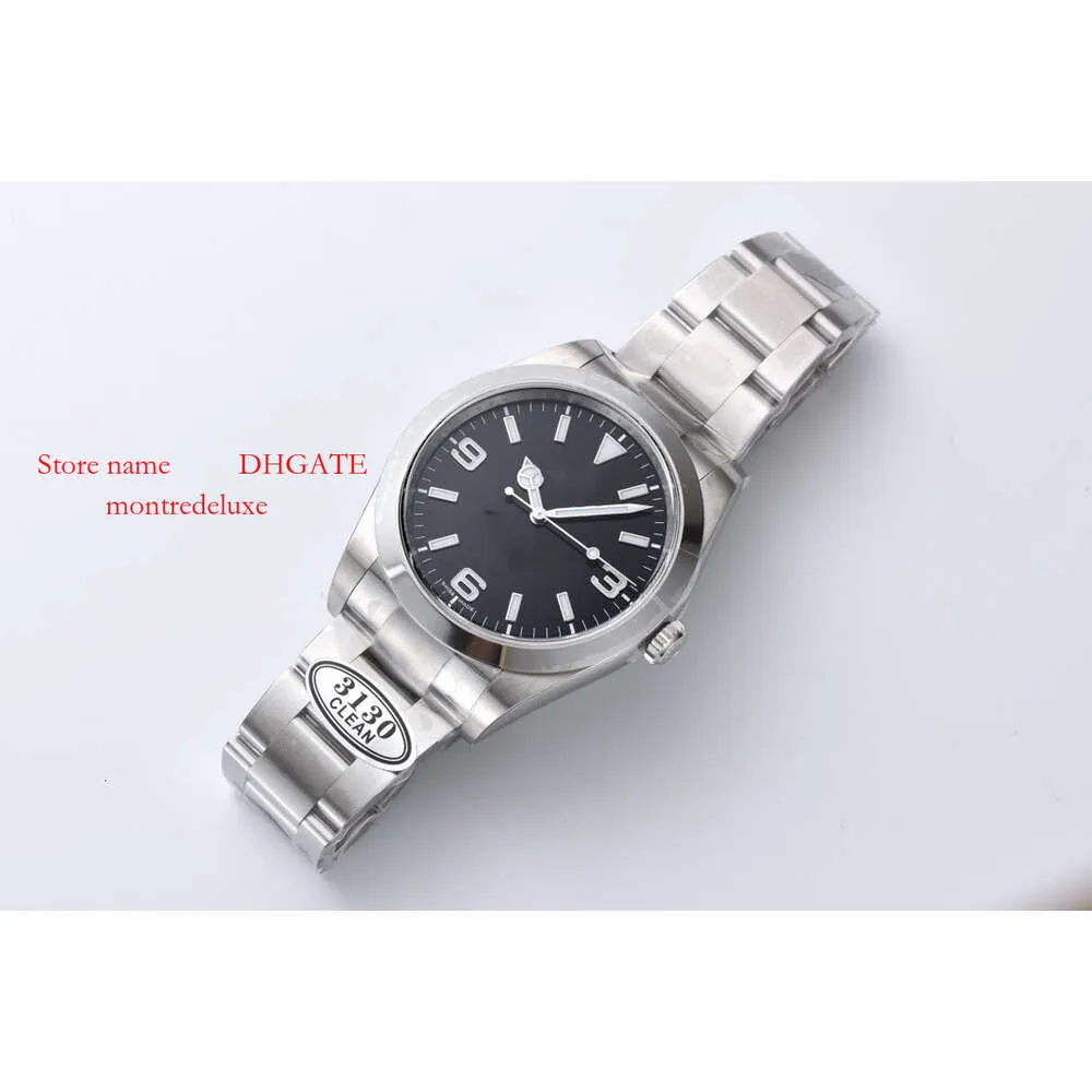 214270 Mechanical Wristwatches 2024 Designer 904L Dial C Explorer Men Factory 39Mm Luminous SUPERCLONE II 3132 Clean Gray Watch Lean 887