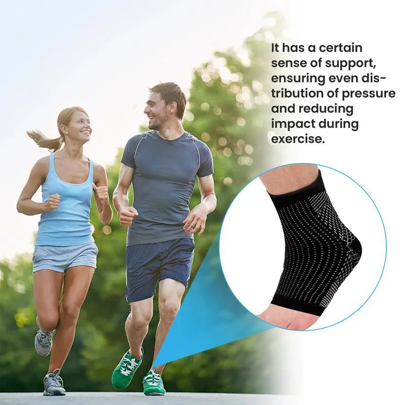 Ankle Brace For Women And Men Unisex Sports Socks For Ankle Support Open-Toe Design Sports Equipment For Soccer Hiking Cycling