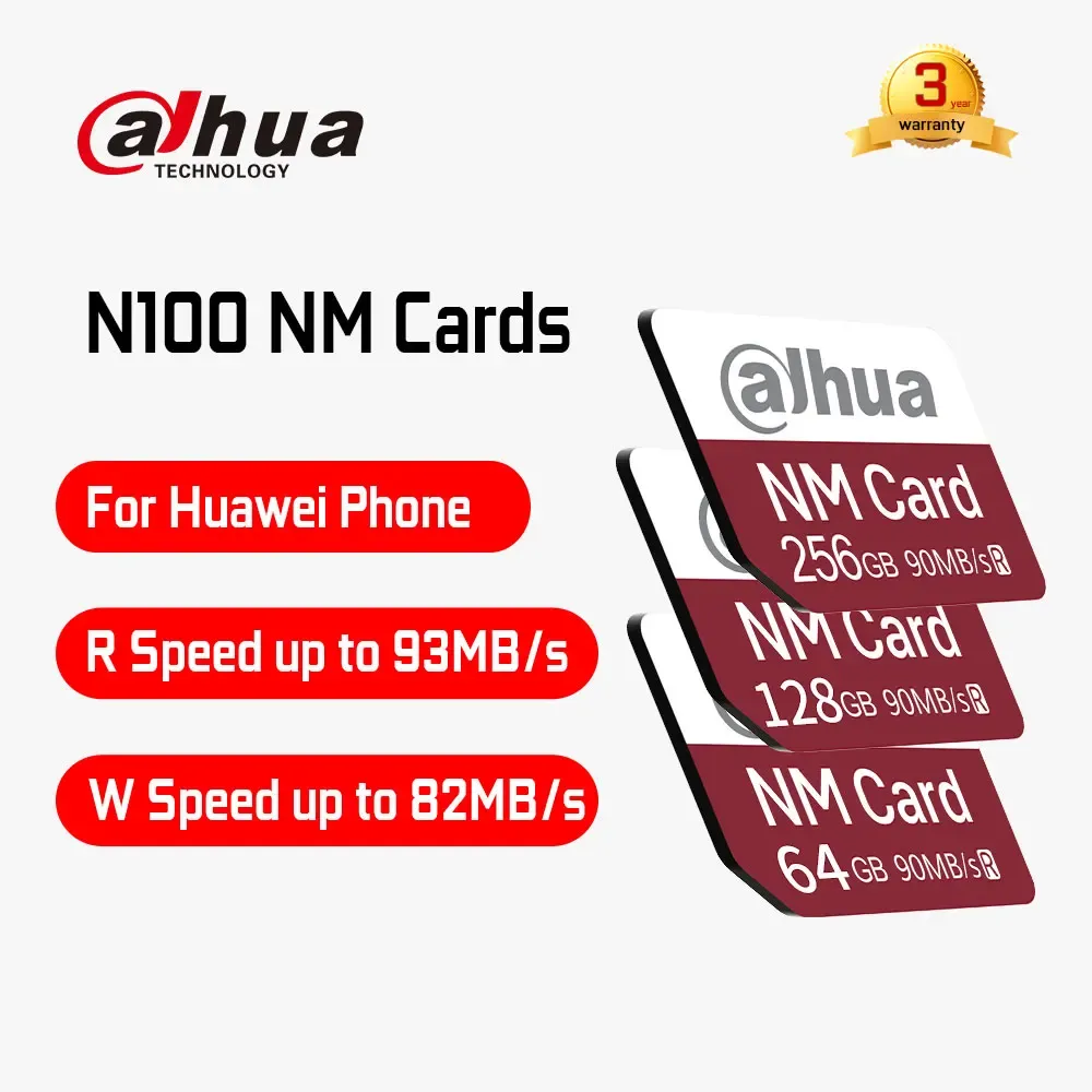 Cards Dahua NM Card For Huawei Nano memory card 256GB 128GB 64GB For Huawei P30 P40 Mate 30 Nova 5 Enjoy 20Pro Glory 30Pro Series