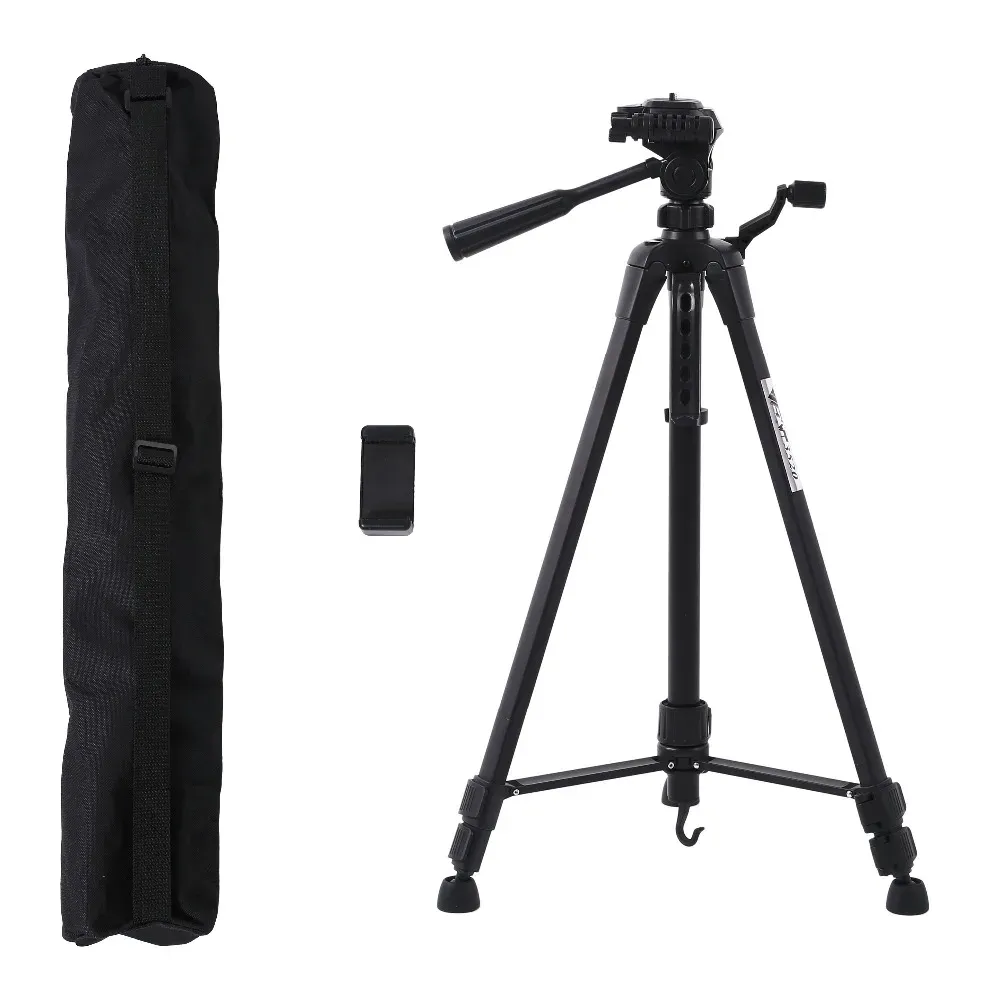 Tripods Profesional Camera Tripod Stand for Canon Nikon Sony DSLR Camera Camcorder Tripod For Phone Camera Max 140CM