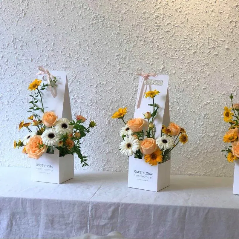 Gilprop 400 Pack Kraft Paper Flower Gift Bags - 13.8 Inch - View #8