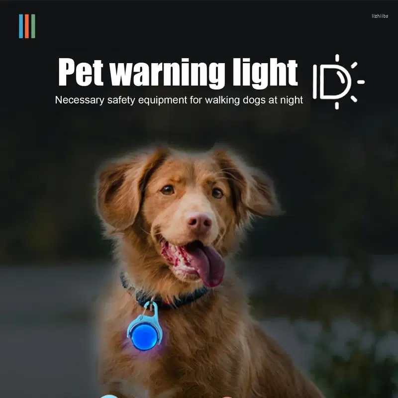 犬のアパレルカラーライト充電式LEDペットの色を変える夜の時刻照明製品アクセサリー