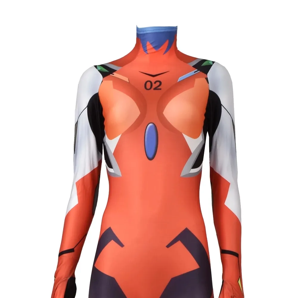 DHgate.com:Neon Genesis Evangelion Asuka Cosplay Costume