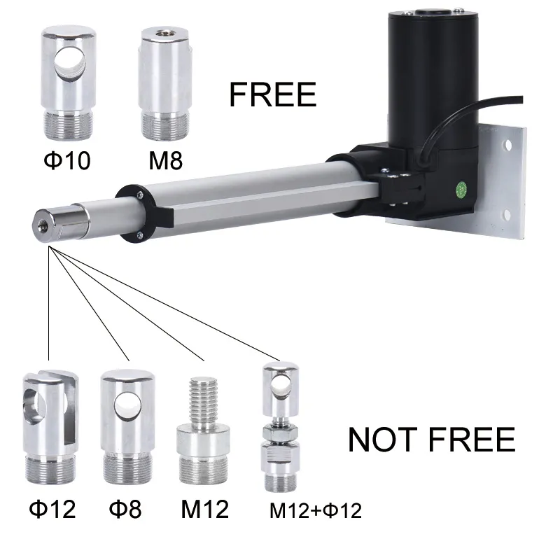 12V DC Motor Controller Electric Linear Actuator 3000n 6000n 200mm 400mm 600mm 850mm Stroke Auto-Door Opener Coffe Table Lift TV