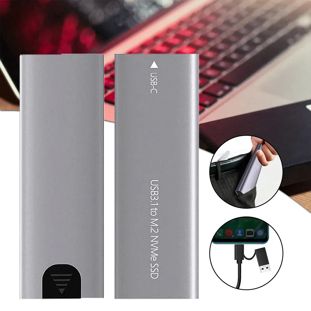 Gadgets Original M.2 Solid State Disk Disque 2 To Haute capacité SSD USB3.1 / TYPEC HAUTPEED PORTABLE SSD 2TB DRIDE EXTERNE