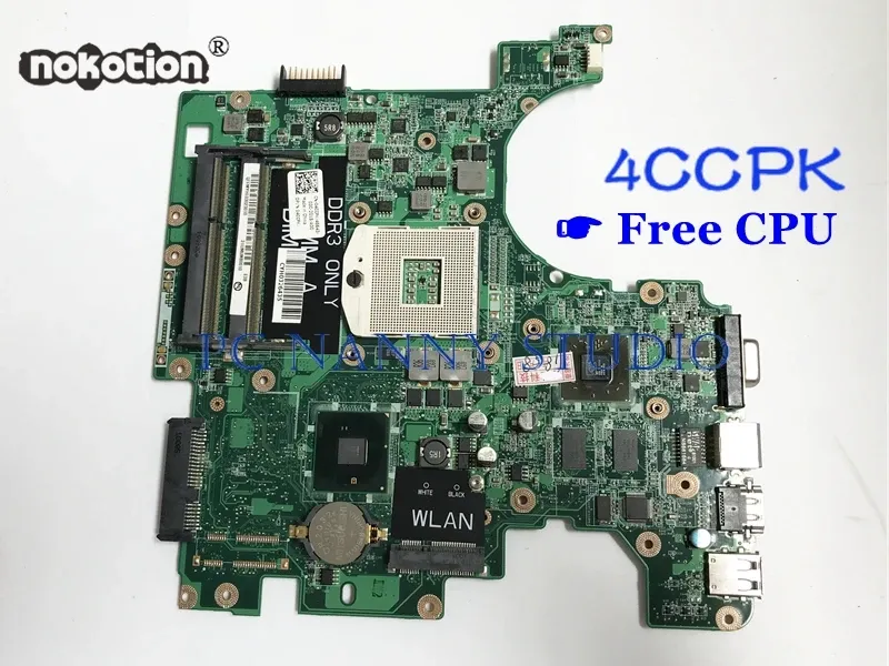 Motherboard PCNANNY for Inspiron 1564 HM55 4CCPK 04CCPK DA0UM3MB8E0 Motherboard Laptop Mainboard with Graphics card