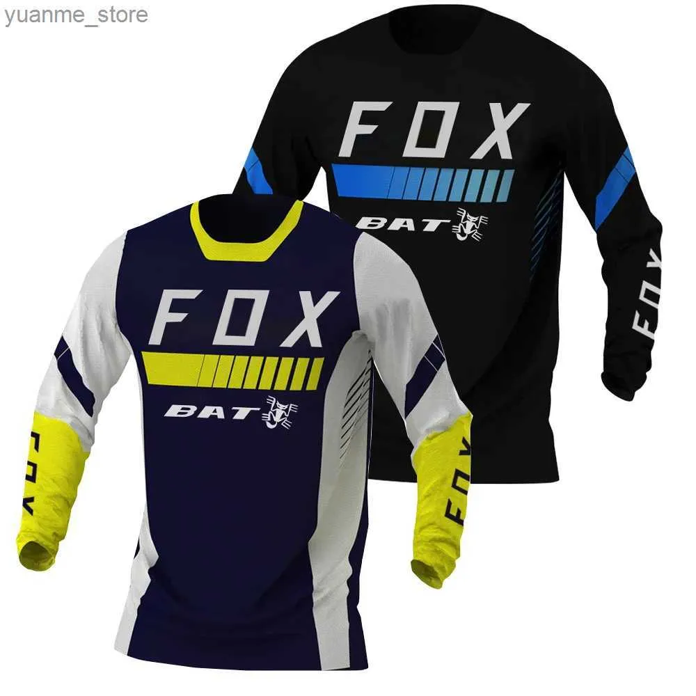 Велосипедные рубашки топы Bat Fot Fot Thirt Dower The Rockill Bike Jersey Mountain Oder