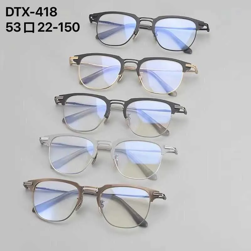 Aa solglasögon av Dita Dita tita glasögon dtx418 det rena titan av high-end mens casual myopia matchande glasögonram