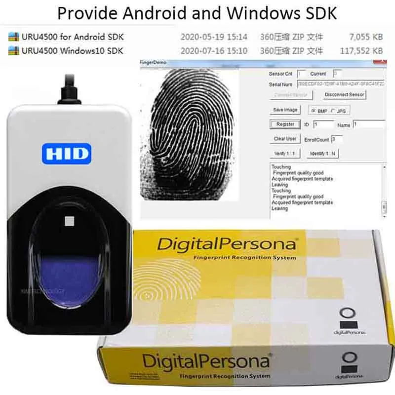 Hid® Digitalpersona® 4500 Biometric Authentication - DigitalPersona ...