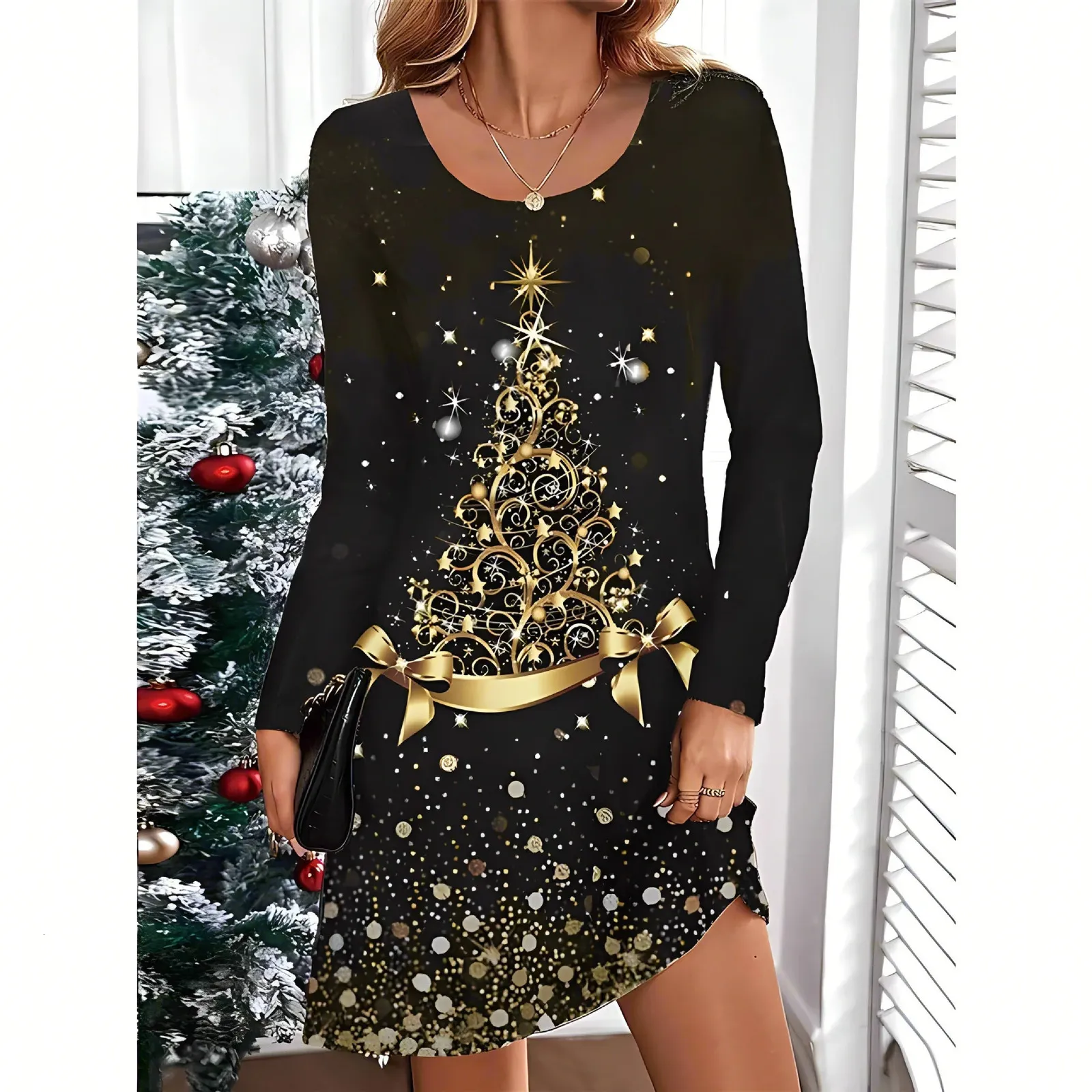2025 Christmas Clothing For Women Fashion Elegant... From Zara04, $14.59 |  DHgate.Com
