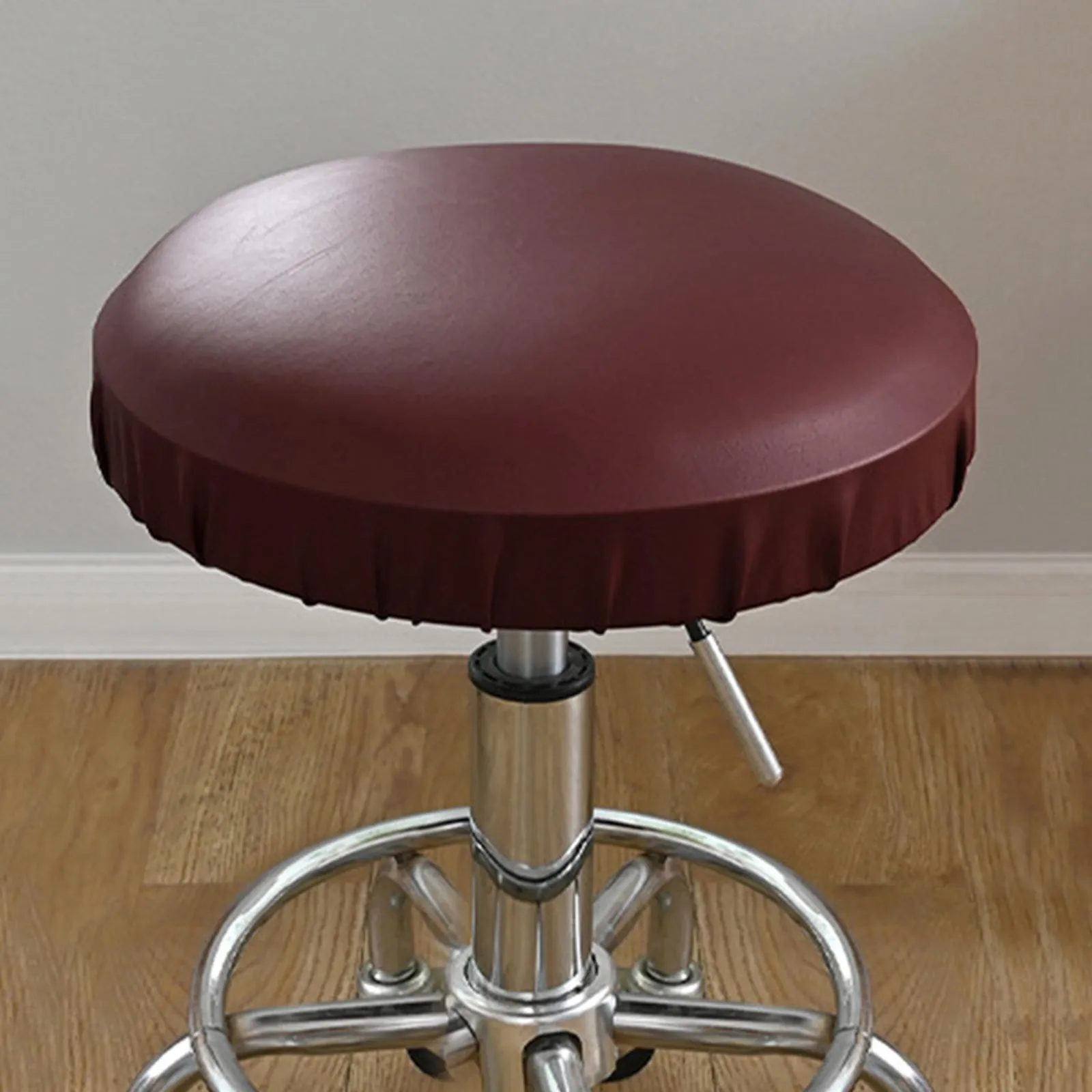 Leather seat covers for bar stools