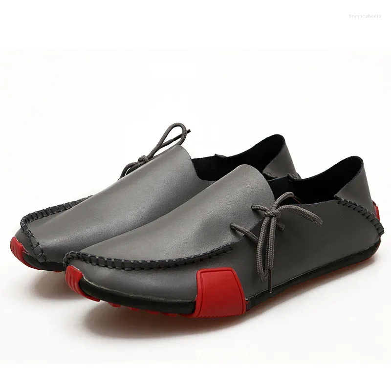 Sıradan ayakkabılar erkekler eğlence mokasenleri loafers yetişkin erkekler nefes alabilen ayakkabı erkek yüksek kaliteli düşük üst kayma ayakkabı