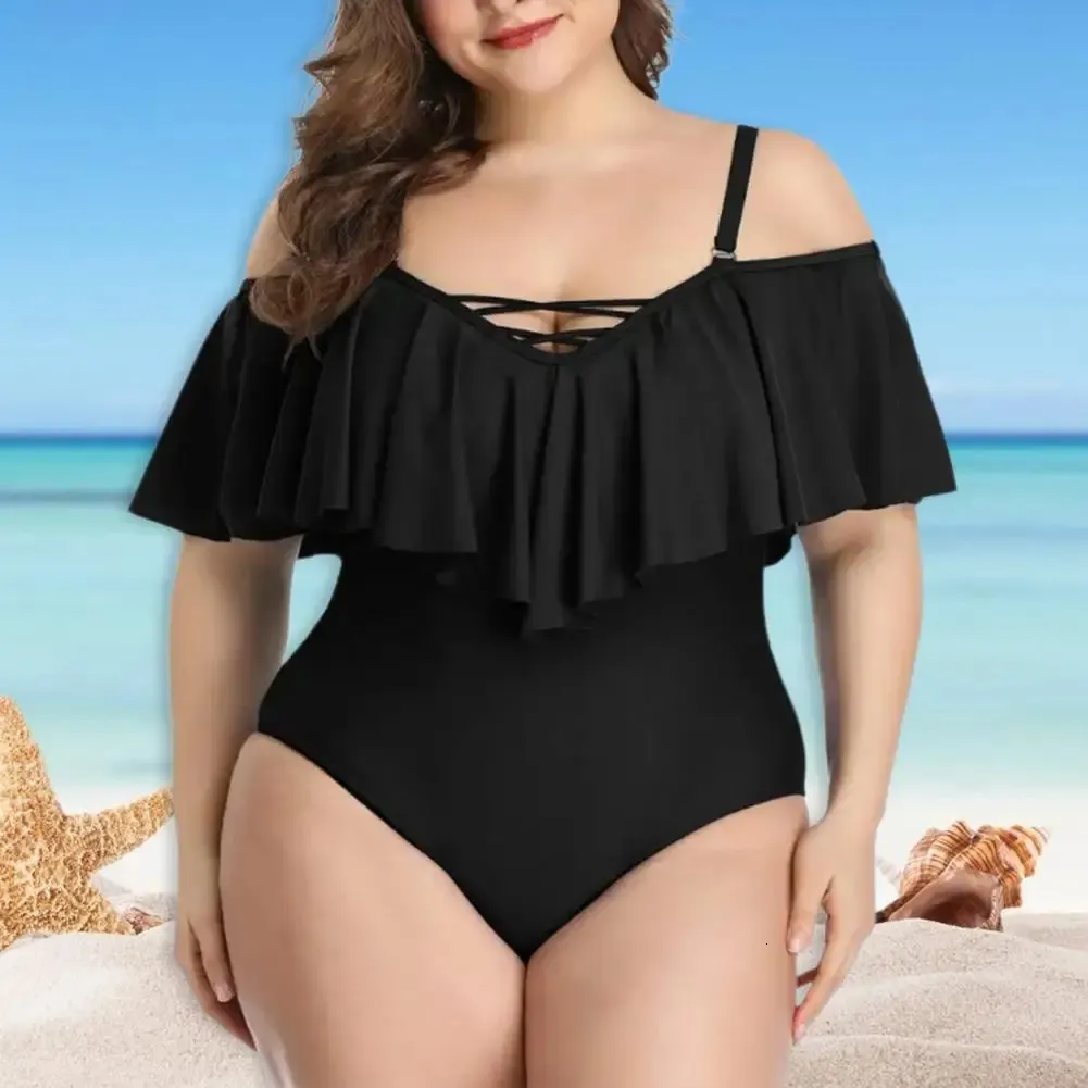 Mulheres maiô sexy color pura cor de verão monokini de seca rápida roupas de banho de praia plus size banheira roupas de natação 240410