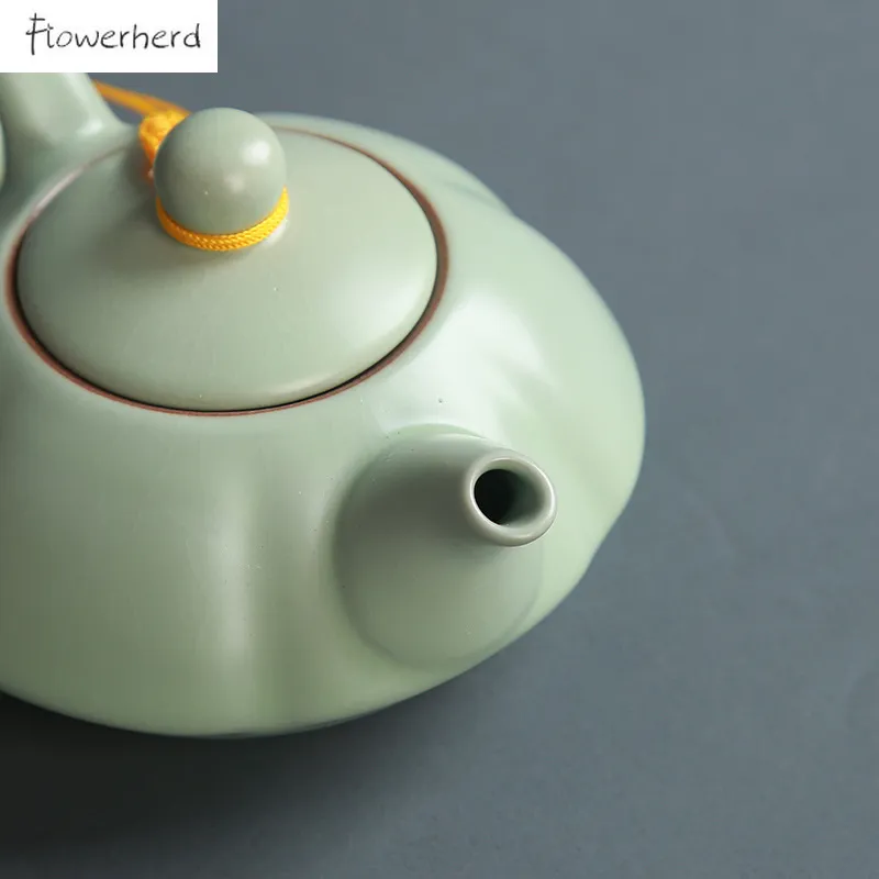 Большой ru kiln ceramic kung fu tea set teaware чайный чайный чайный чай чай