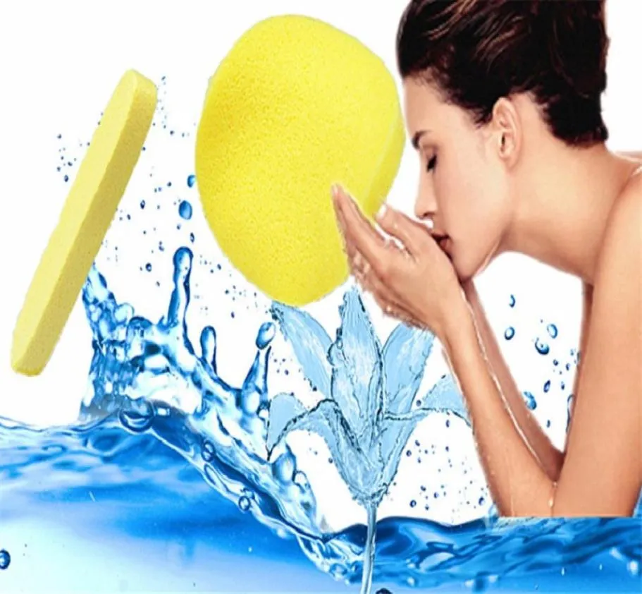 Zachte gecomprimeerd spons gezicht reiniging spons gezicht wast reinigingskussen exfoliator cosmetische bladerdeeg reiniging puff2584420