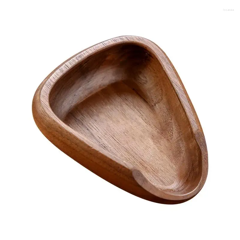 Plateaux de thé Dossin grain de café tasse en céramique mini plateau plateau navire en bois