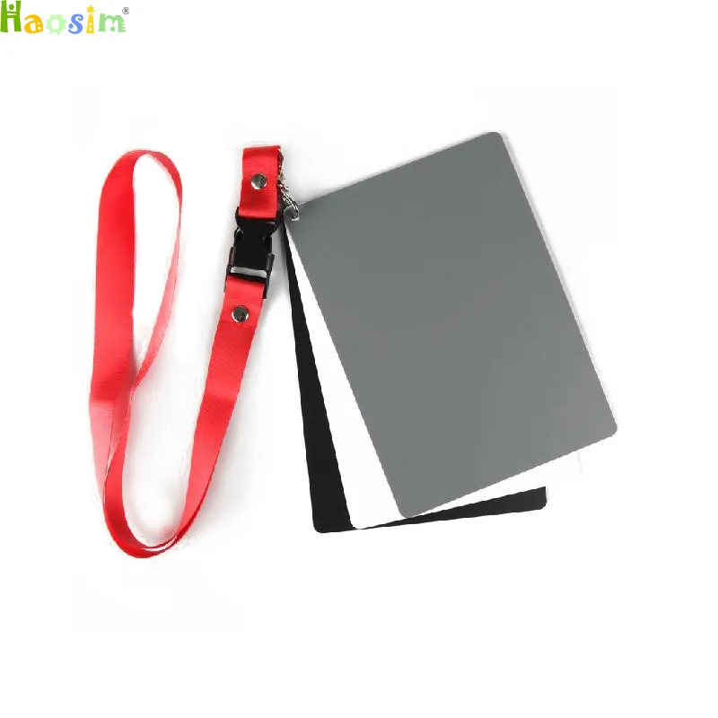 Pixiss Portable Photography Accessories - 12x12 Foldable White Balance Reflector, Grey Reference & White Balance Card, 4In1 Color Correction Card Set And Measuring Tape Lanyard By Pixiss - View #12