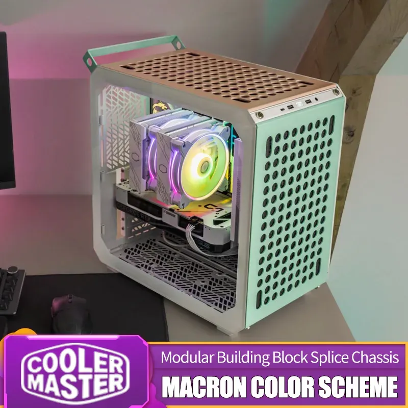 Towers Cooler Master Building Blocs Bloc Mini Desktop Small Modular Châssis Macron Color Colorfang 500 Eatx Mother Boards