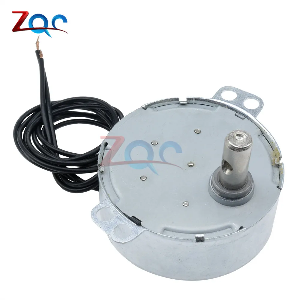 AC 220-240V / AC 12V 50 / 60Hz Motor synchrone 5-6rpm Couple robuste 4W CW / CCW TYC-50