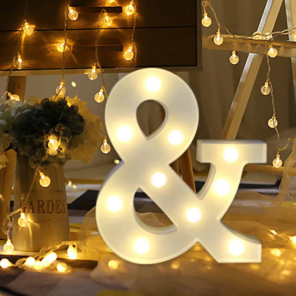 LEMOININ LED LED LIGHT ENGLISH ALPHABET LIGHT LIGHT LIGH