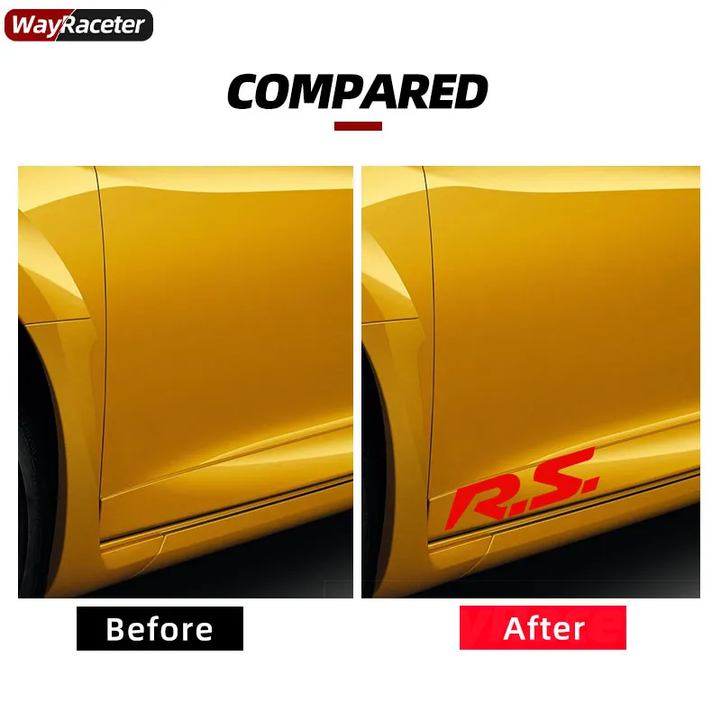 2 PCS Racing Sport Door Side Body Graphics Decal