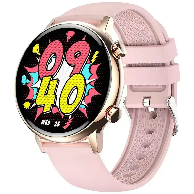 Watches HK39 Smart Watch Amoled Screen Women Girls Bluetooth Ring NFC PAYRAGE Blodtryck Syre Kvinnliga män smartur