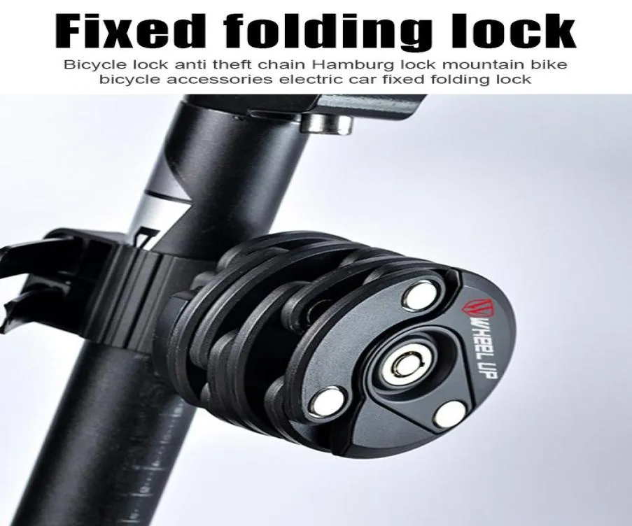 As fechaduras de bicicleta rodam a trava de bicicleta com 3 teclas liga a liga de zinco poderosa ciclismo de montagem Chain4954521