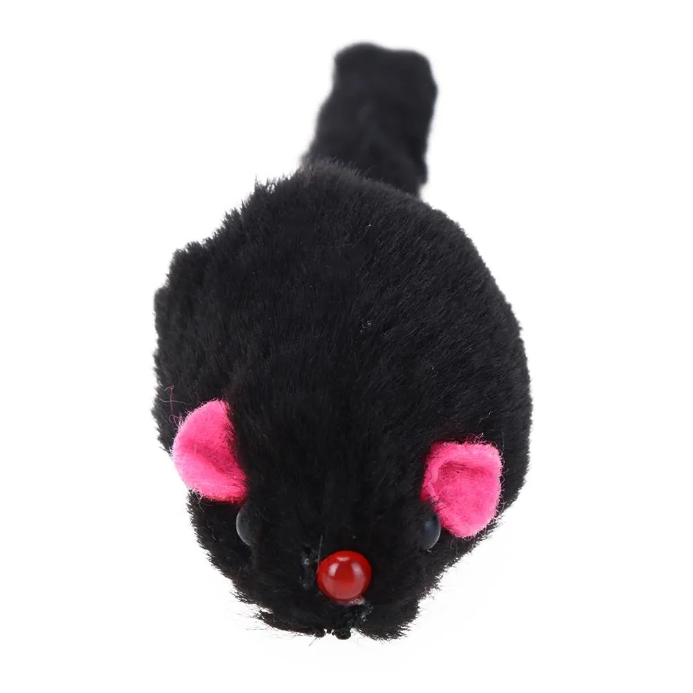 5 / 10pcs mini jouets de chat coloré en peluche fausses jouets de souris pour chats chaton animal drôle jouant des produits de chat pour animaux de compagnie