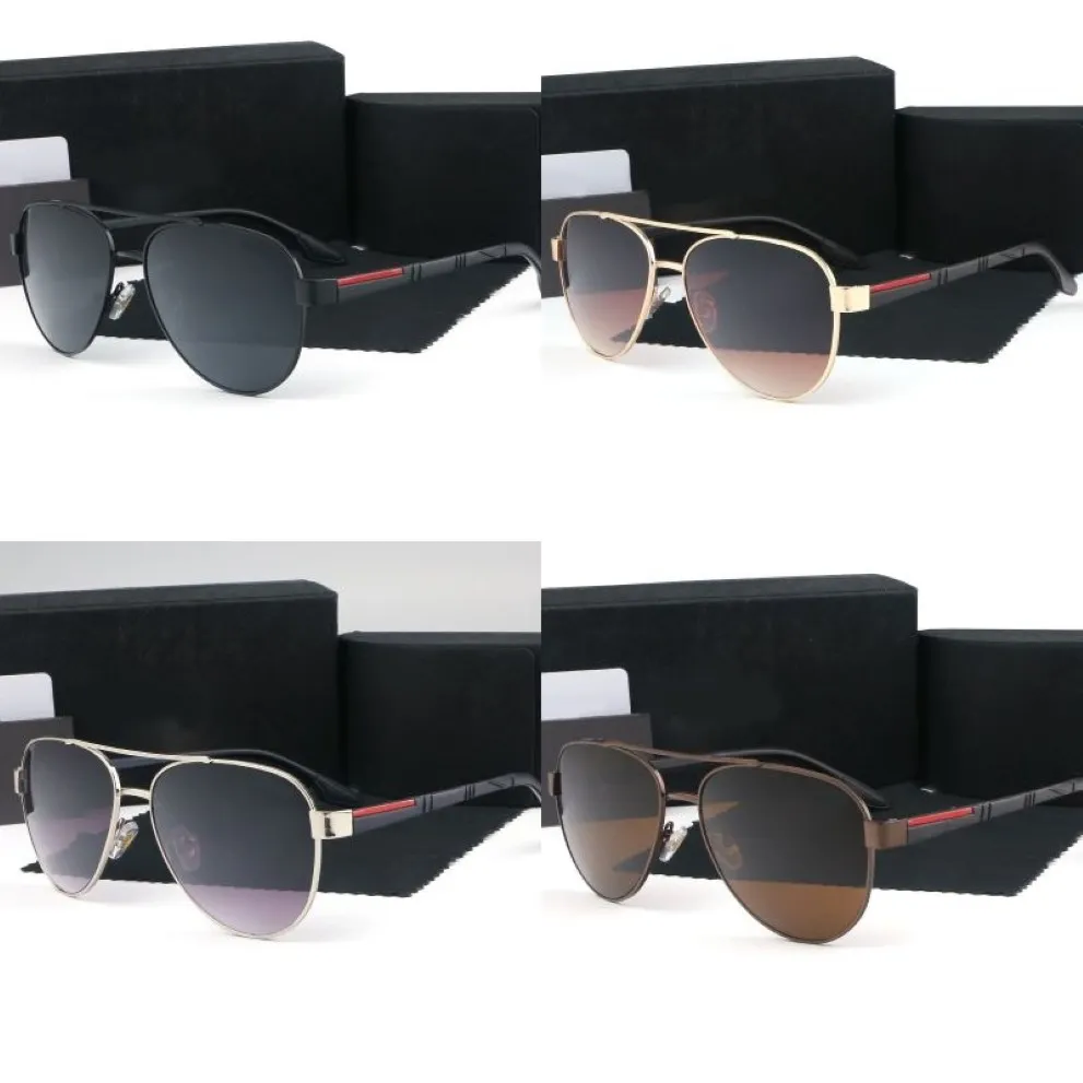 Schöne Designer Sonnenbrille Klassische Herren farbenfrohe Retro Brillen Traveller Shades Sonnenbrille Mode Multicolor Metal Rahmen W250s