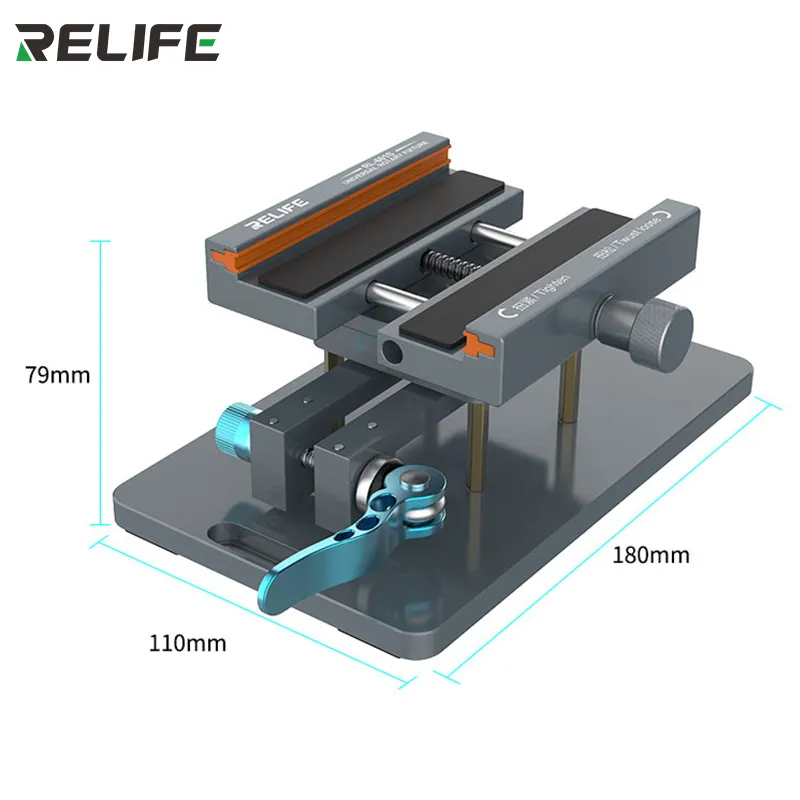 RELIFE RL-601SL Universal roterande fixtur Byt ut verktyg för att ta bort mobiltelefoner Back Cover Glass Reparationsverktyg