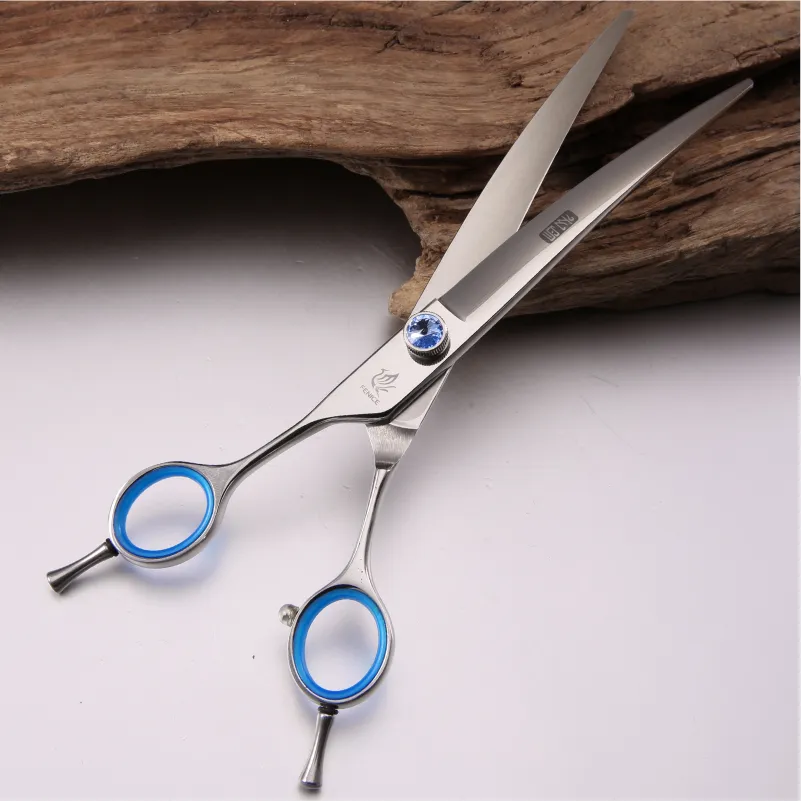 LGB Professional Pet Grooming Scissors – 7.5 Inch Curved Japanese Steel Shears (Right Handed)