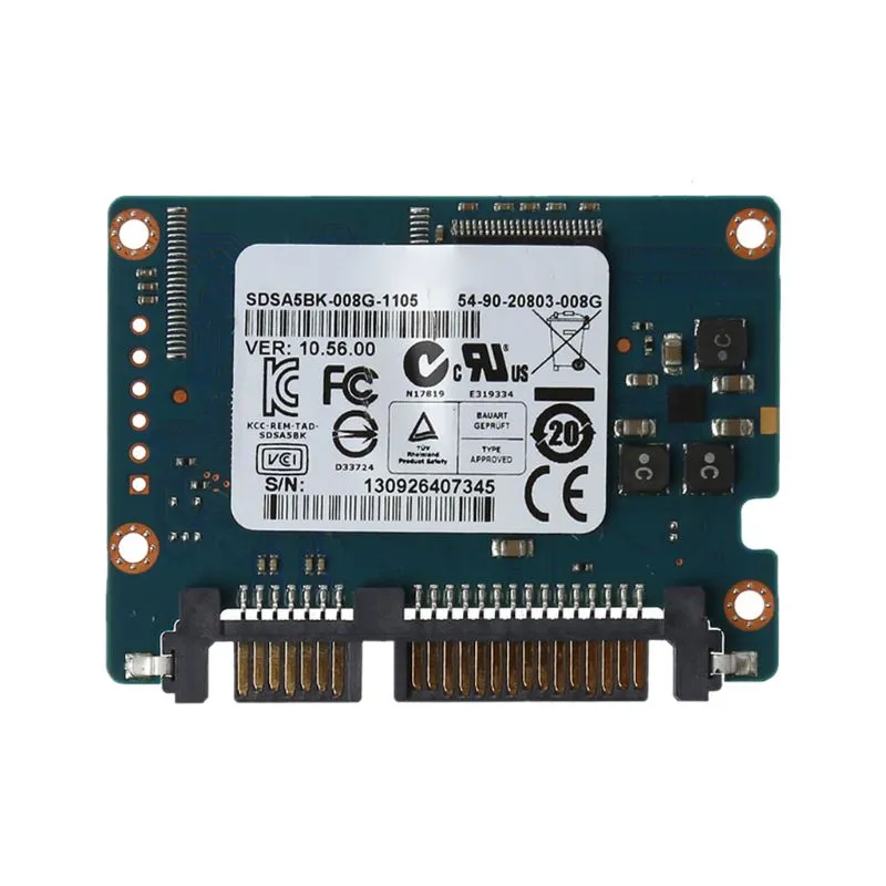 Half Slim SATA SSD Solid State Hard Disk 128GB 8G SSD Drive For Laptop PC Computer Notebook with 7   15 Pin Port
