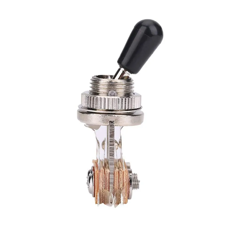 3-Way Guitar Toggle Switch, Black Tip Pickup Selector for LP Electric ...