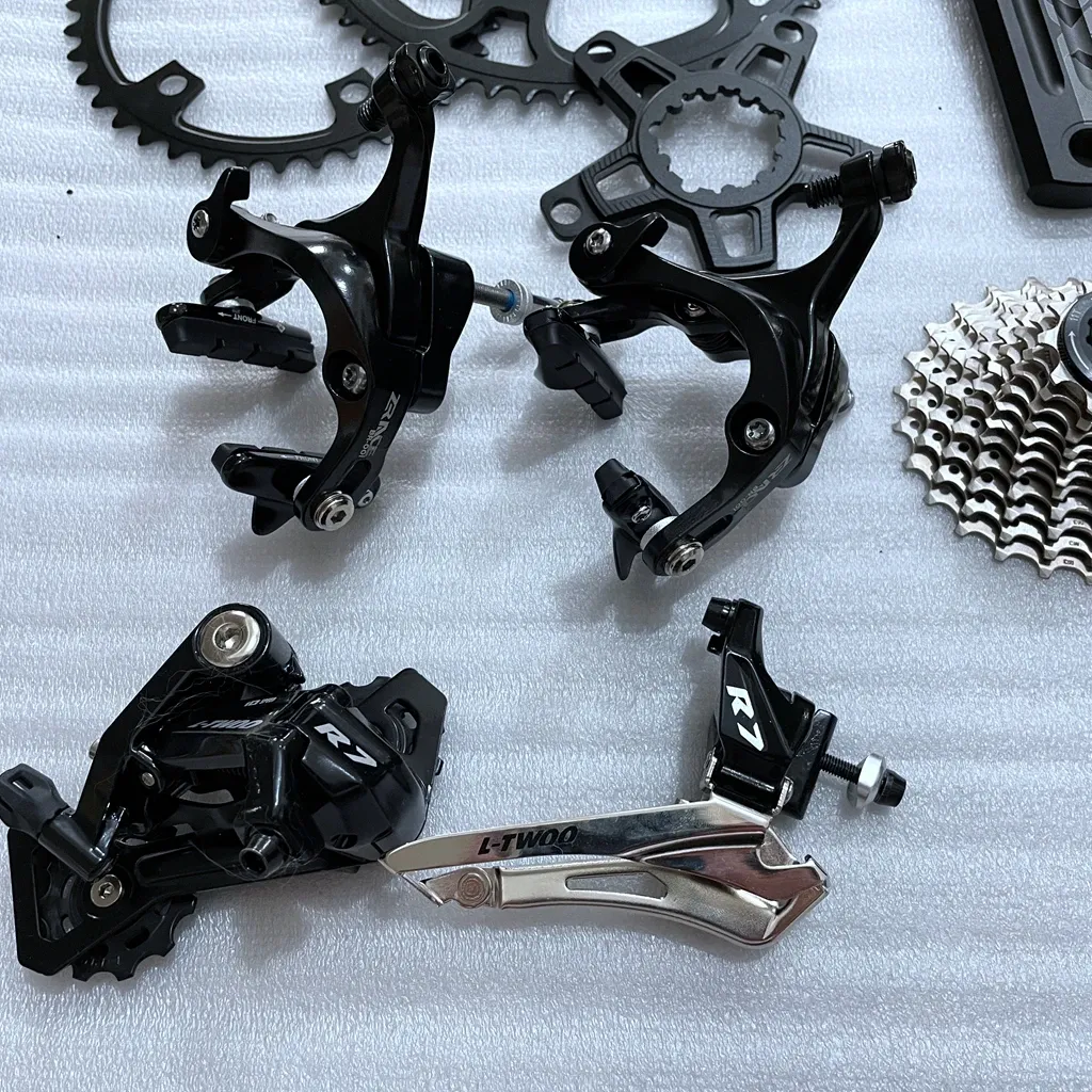 LTWOO R7 + ZRACE CRANK BRAKE CASSETTE CACETTE, 2x10 Speed, 20S Road Groupset, pour le vélo de route Bicycle 4700, R3000