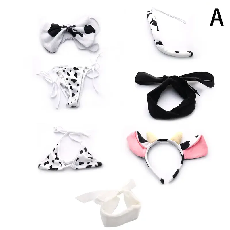 Cow Print Cotton Bikini Set Sexy Maid Cosplay... From Homepro6, $8.51 |  DHgate.Com